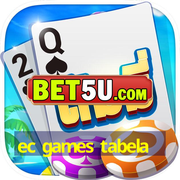 ec games tabela